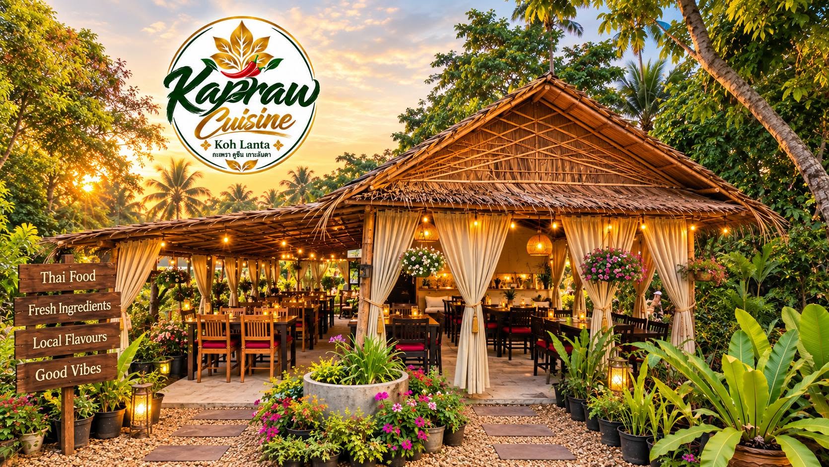 Kapraw Cuisine Koh Lanta - Le Panpurie boutique hotel exterior near Klong Khong Beach Koh Lanta le panpurie koh lanta – best boutique hotel in klong khong Le Panpurie Koh Lanta – Best Boutique Hotel in Klong Khong 813756219 4140350802768108 6731433769209427678 n