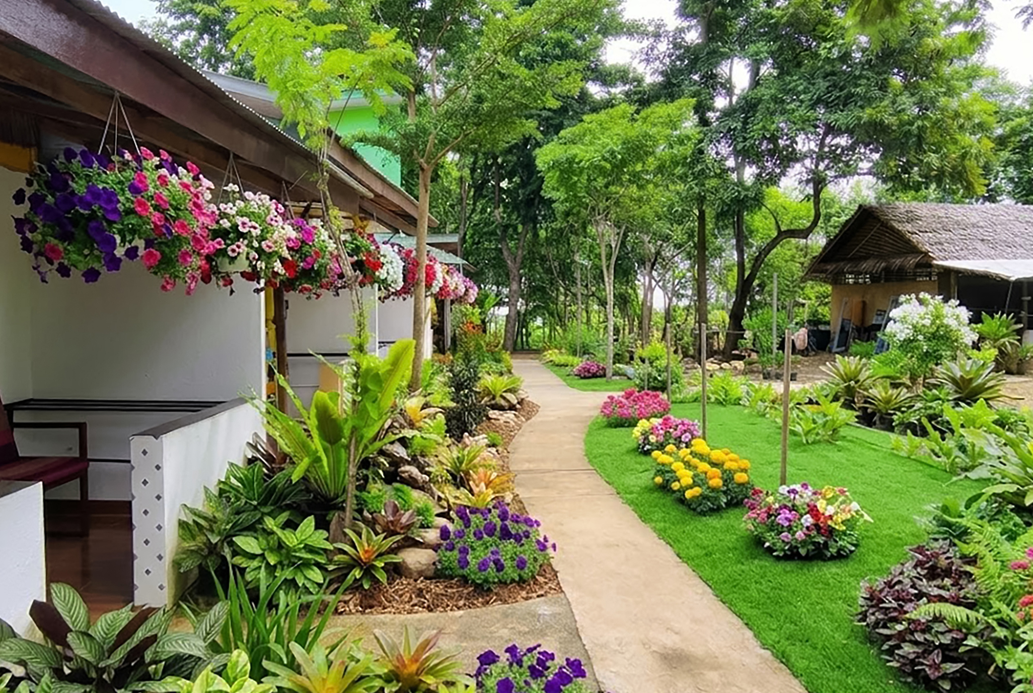 Cozy garden room at Panpurie Koh Lanta Resort