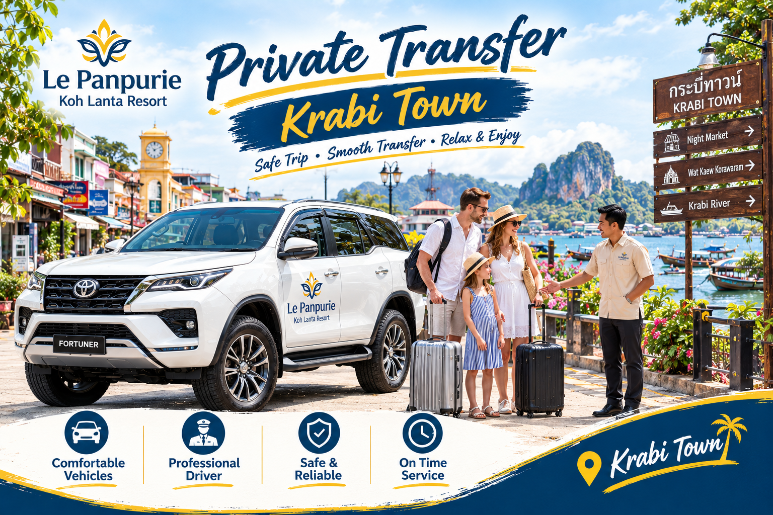Krabi-Town-Le-Panpurie-Koh-Lanta-Resort-2026-04 Krabi-Town-Le-Panpurie-Koh-Lanta-Resort-2026-04 Krabi Town - Private Transfer to Krabi Town - Le Panpurie Koh Lanta Resort private transfer service to krabi airport Private Transfer Service to Krabi Airport Krabi Town Le Panpurie Koh Lanta Resort 2026 04