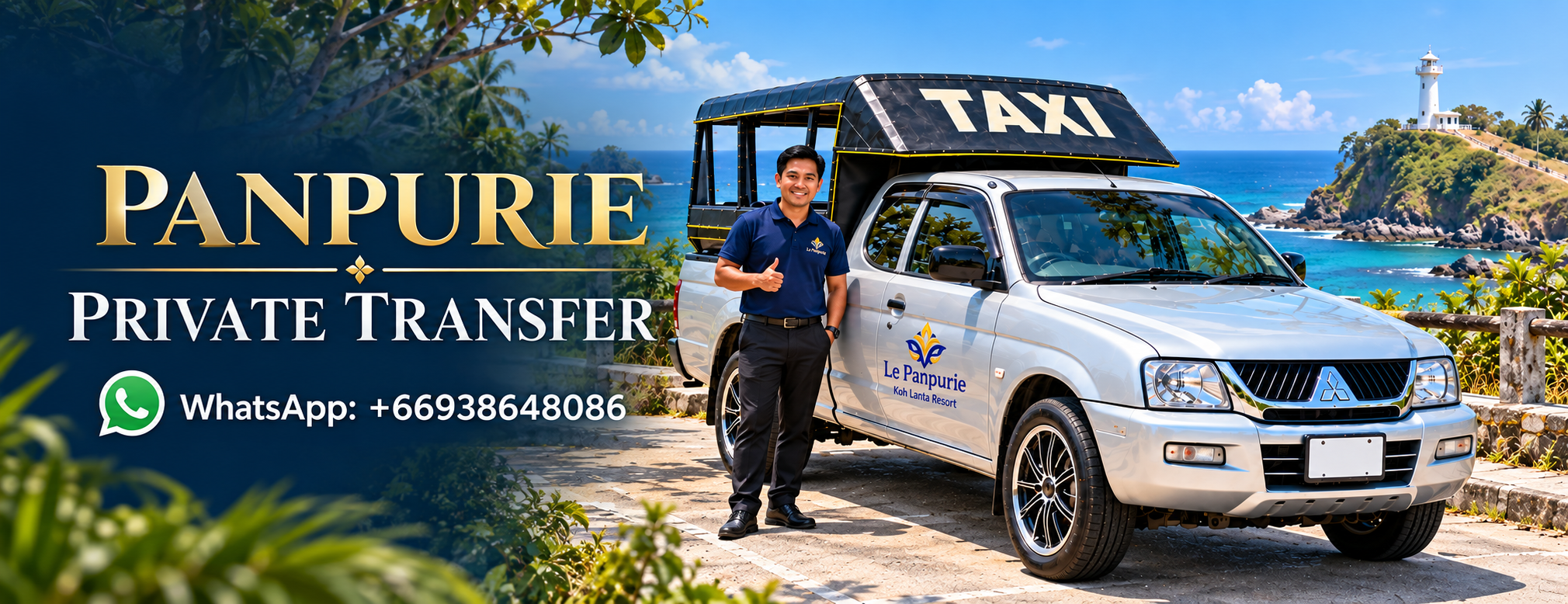 TAXI-Le-Panpurie-Koh-Lanta-Resort-2026-28 TAXI-Le-Panpurie-Koh-Lanta-Resort-2026-28 private transfer Saladan Pier to hotel, Koh Lanta hotel transfer, Koh Lanta pier taxi, Saladan Pier taxi, Koh Lanta private transfer, Saladan Pier to Long Beach, Saladan Pier to Kantiang Bay koh lanta hotel and saladan pier transfer Koh Lanta Hotel and Saladan Pier Transfer | Panpurie Private Transfer TAXI Le Panpurie Koh Lanta Resort 2026 28